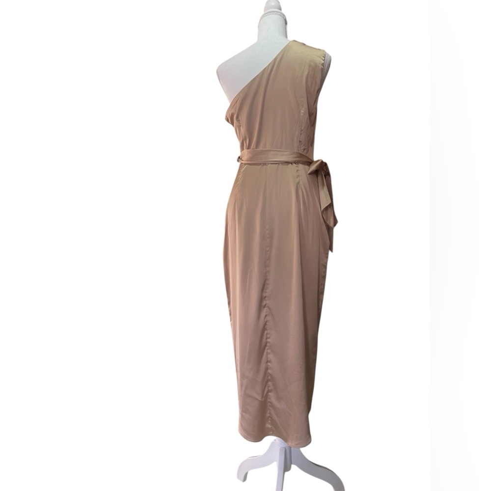 BALTIC BORN , Elegant Tan One-Shoulder Dres - Picture 2 of 8